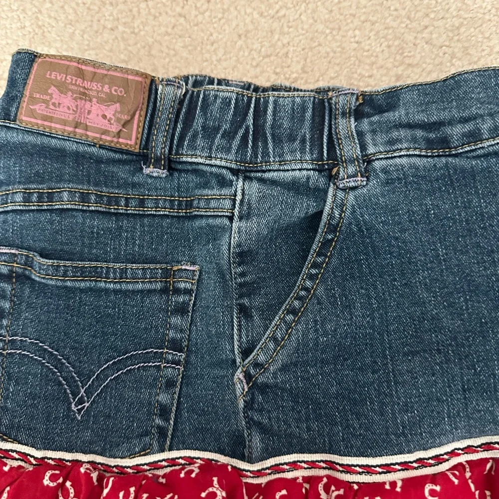 Western, Hand Crafted, Cowgirl, Tiered Skirt Sz 6X Very Good Condition